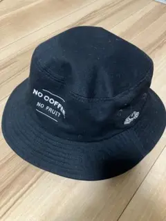 中古　NO COFFEE NO FRUIT バケットハット ブラック — image 1
