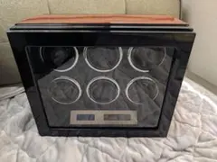 【美品】ワインディングマシーン 6本巻き WATCH WINDER 時計ケース — image 1