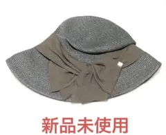 ✡️✱新品未使用✱CA4LA リボン付 ペーパーハット グレー — image 1