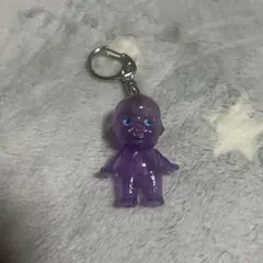 即購入⭕️オビツキューピー クリア キーホルダー 紫 — image 1
