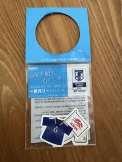 サッカー日本代表　一番搾りホワイトエール　JFA公式ステッカー2枚 — image 1