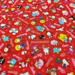 サンリオ/キャラMIX オックス生地/贈り物ギフト110×50cm2020年R — image 1
