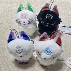 蕾狐マスコット 四葉 月蝕 宵闇 落暉　GiGO限定 全4種コンプセット — image 1
