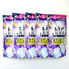 レノア　超消臭　1WEEK　夜干し用　アクアナイトシャボン　340ml　5袋　H — image 1