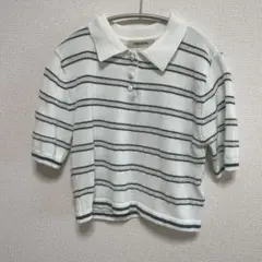 COCO DEAL ポロシャツ 半袖 ボーダー — image 1