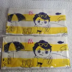 Kirin Mets COLA オリジナル手ぬぐい 2枚セット嵐 — image 1