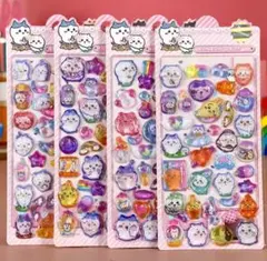✨感謝セール✨ちいかわ ボンボン ウォーター ぷくぷく シール4点 — image 1