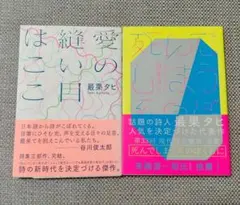 最果タヒ 詩集 2冊セット 愛の縫い目はここ 死んでしまう系のぼくらに — image 1