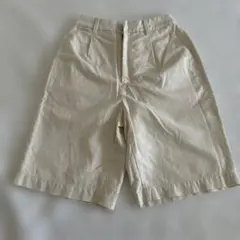 ユニクロ リネンブレンドバミューダパンツ ハーフパンツ 生成り エクリュ — image 1
