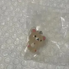 クリアマスコットチャーム めじるしアクセサリー コリラックマ　おすわり — image 1