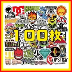 □スケボー アメリカ ストリート ステッカー 100枚 防水 シール ボム 26 — image 1
