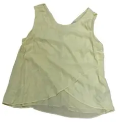 Bershka ノースリーブ トップス XS イエロー — image 1