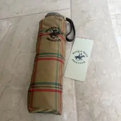 【未使用品】POLO CLUB 折りたたみ傘 チェック柄 — image 1