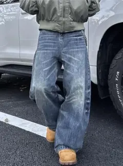 【RENOL】baggy denim pants Mサイズ — image 1