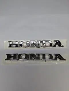 HONDA ホンダシルバーエンブレム２枚セット送料込み — image 1