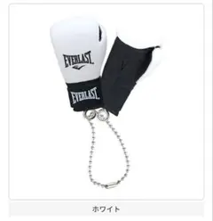 EVERLAST ボクシンググローブ ミニチュアチャーム ホワイト　ガチャ — image 1