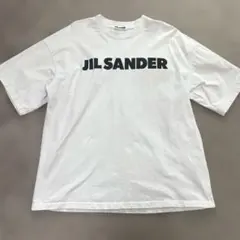 良品 JILSANDER オーバサイズロゴTシャツ ホワイト S — image 1