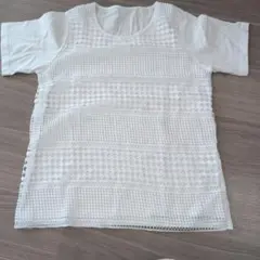 白　トップス　未使用　LL — image 1
