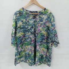 値下◎4.23◎S876◎グループ◎チュニック◎総柄 — image 1