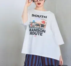 niko and ニコアンド アソートフォトBIGTシャツ　M — image 1
