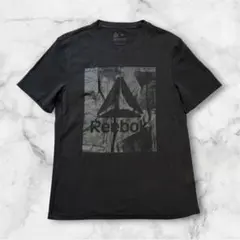 【極美品】リーボック ロゴTシャツ M 定番ブラック — image 1