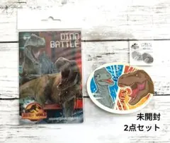 ジュラシックワールド 3Dポストカード&ステッカー 2点セット — image 1
