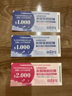 小田急百貨店　お買物割引券 — image 1