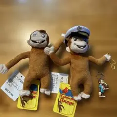 おさるのジョージ　ぶら下がりマスコット — image 1