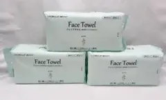 CICIBELLA フェイスタオル　厚手タイプ 60枚入【3個セット】新品未使用 — image 1