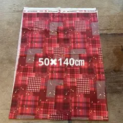 Mocamocha 30/-CMプレーティング天竺ニットグランジデニム柄レッド — image 1