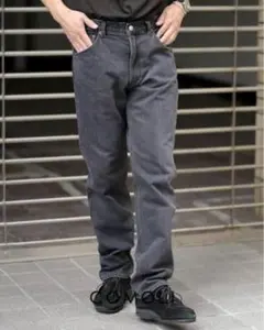 コモリCOMOLI デニム5Pパンツ25aw FADE BLACK サイズ1 — image 1