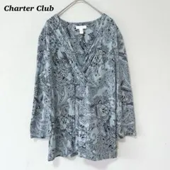 Charter Club チャータークラブ　ペイズリー チュニック　カットソー — image 1
