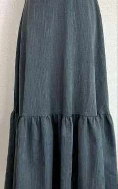 fifth【柳橋唯コラボ】ピンストライプギャザー切り替えスカート(M)大人可愛い — image 1