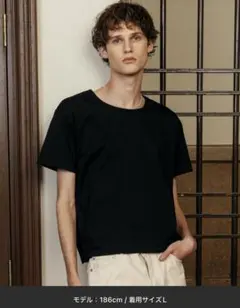 【LURAKU】ルーズネッククロップドTシャツ — image 1