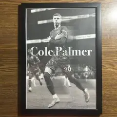 コールパーマー　チェルシー　Cole Palmer A4 フレーム付きポスター — image 1