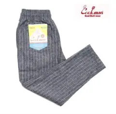 Coolman グレー ストライプ ワイドパンツ — image 1