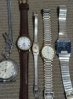 SEIKO セイコー 腕時計 懐中時計 5点セット まとめ売り ジャンク品 — image 1