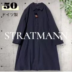 STRATMANN ロングコート ステンカラーコート 50 黒 アウトドア — image 1