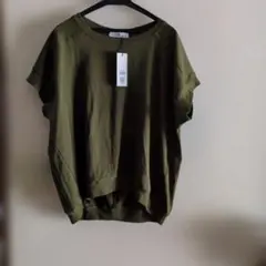 édo 半袖Tシャツ オリーブモスグリーン色 — image 1