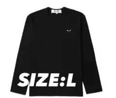 PLAY COMME des GARCONS 長袖Tシャツ ブラック L — image 1