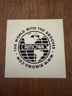 ★ RIMOWA リモワ　ステッカー　ロゴシール　黒 — image 1
