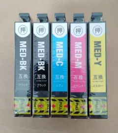 MED-4CL 互換インクカートリッジ 5本セット MEDシリーズ — image 1