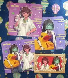 ミルキーサブウェイ ミルサブ 極楽湯 コースター カード マキナ チハル — image 1
