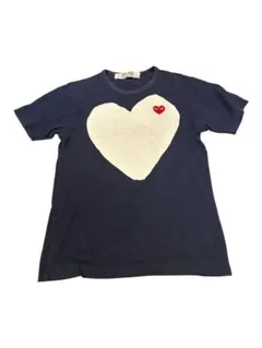 PLAY Comme des Garçons ハートプリント Tシャツ ネイビー — image 1