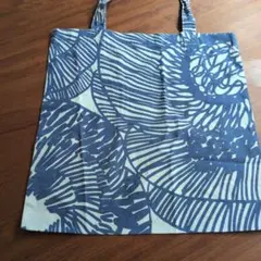 マリメッコ　Marimekko　トートバッグ　ブルー　used — image 1