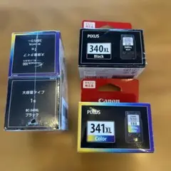 Canon 純正341XL カラー 340XL ブラック 新品 訳あり 期限切れ — image 1