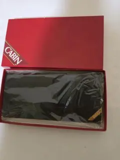 CABIN 黒 レザー 長財布 — image 1