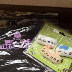 ちいかわ　トレインなぬいぐるみバッジ+おまけ — image 1