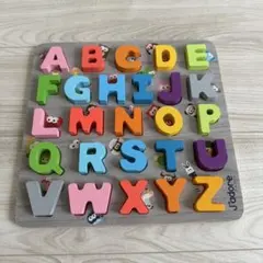 J'adore 木製 アルファベット パズル 知育玩具 — image 1