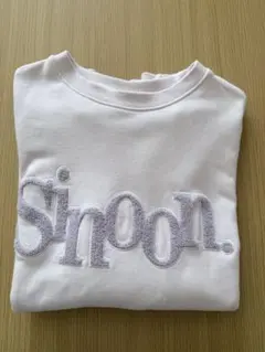 sinoon ロゴ長袖トレーナー ラベンダー — image 1